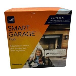 NEW Chamberlain MyQ Smart Garage Hub - Wi-Fi enabled Garage Hub- Black Open Box‎